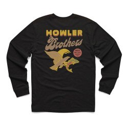 Howler Brothers Osprey Prey LS TShirt Men's in Black